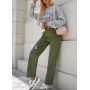 Womens Cargo Pants Women Baggy Wide Leg High Waist Casual Pants Jean Stretch Pants Womens Cargo Pants Women Baggy Wide Leg High Waist Casual Pants Jean Stretch Pants