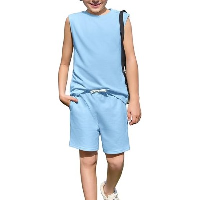 Boys 2 Piece Summer Outfits Short Sets