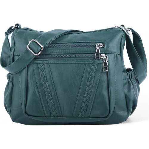Crossbody Bags For Women Pocketbooks Soft PU Leather Purses and Handbags Multi Pocket Shoulder Bag Crossbody Bags For Women Pocketbooks Soft PU Leather Purses and Handbags Multi Pocket Shoulder Bag
